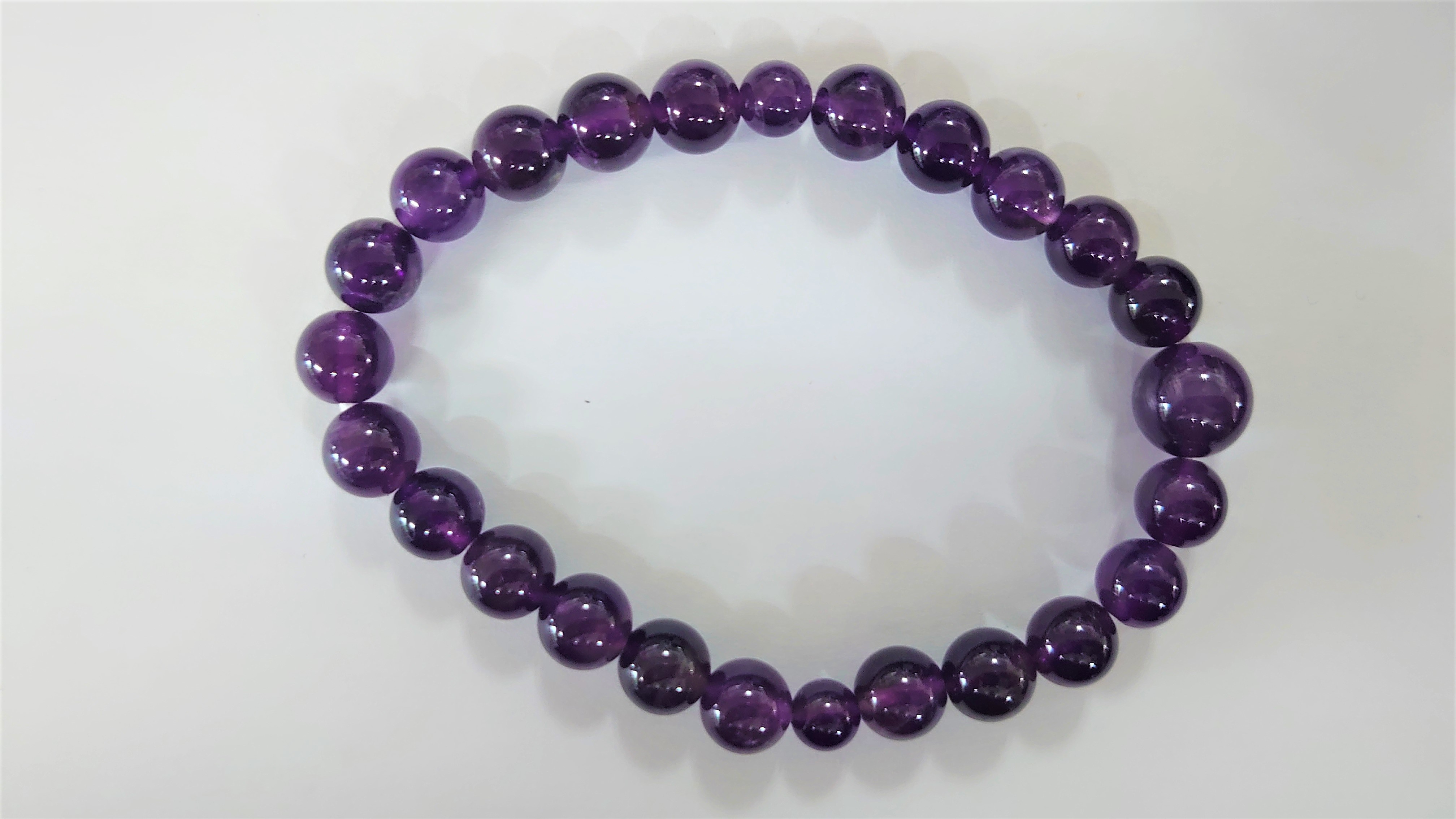 紫水晶（8㎜玉）腕輪念珠