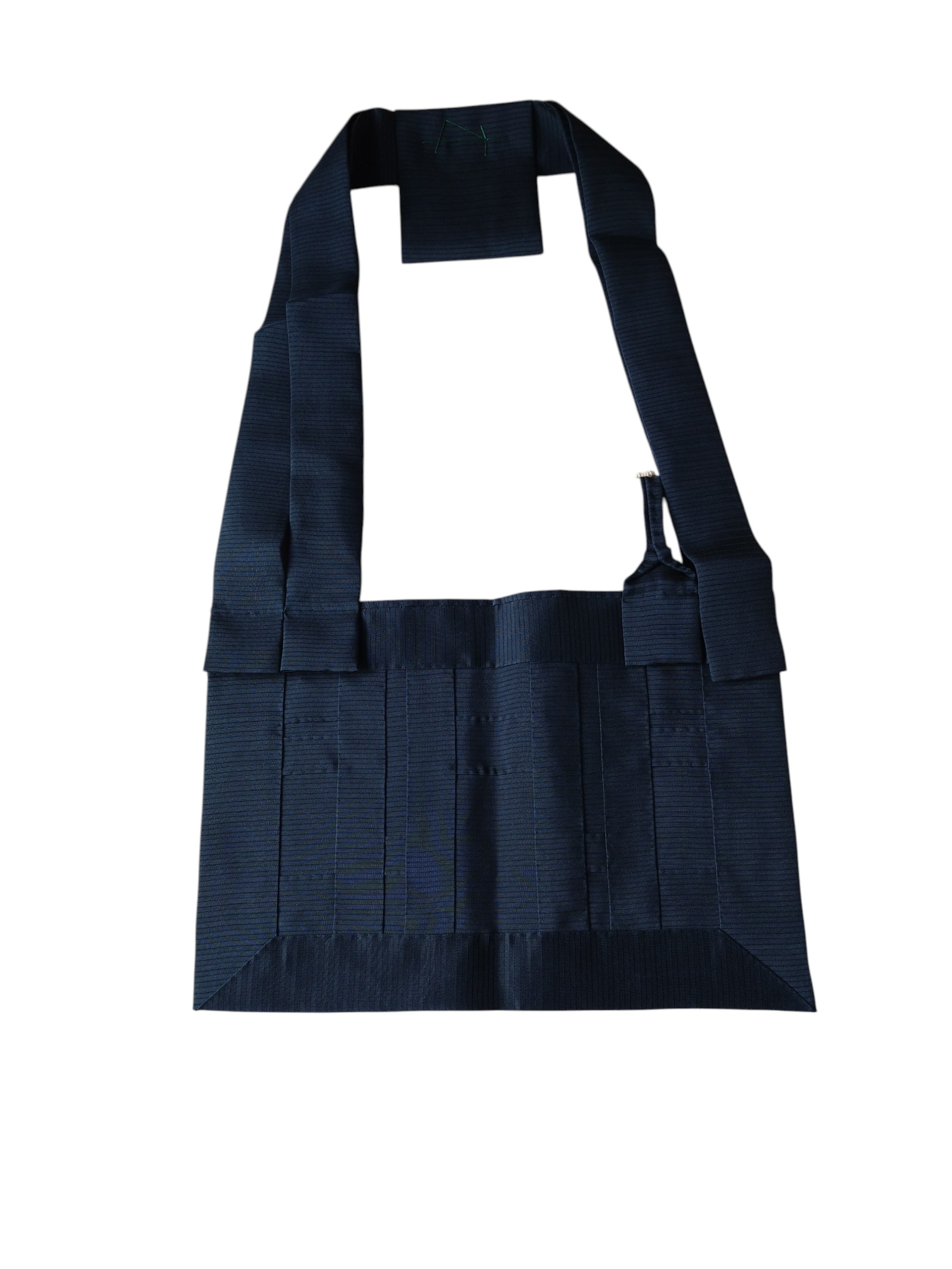 鉄色正絹七本絽九寸絡子（訳あり品）